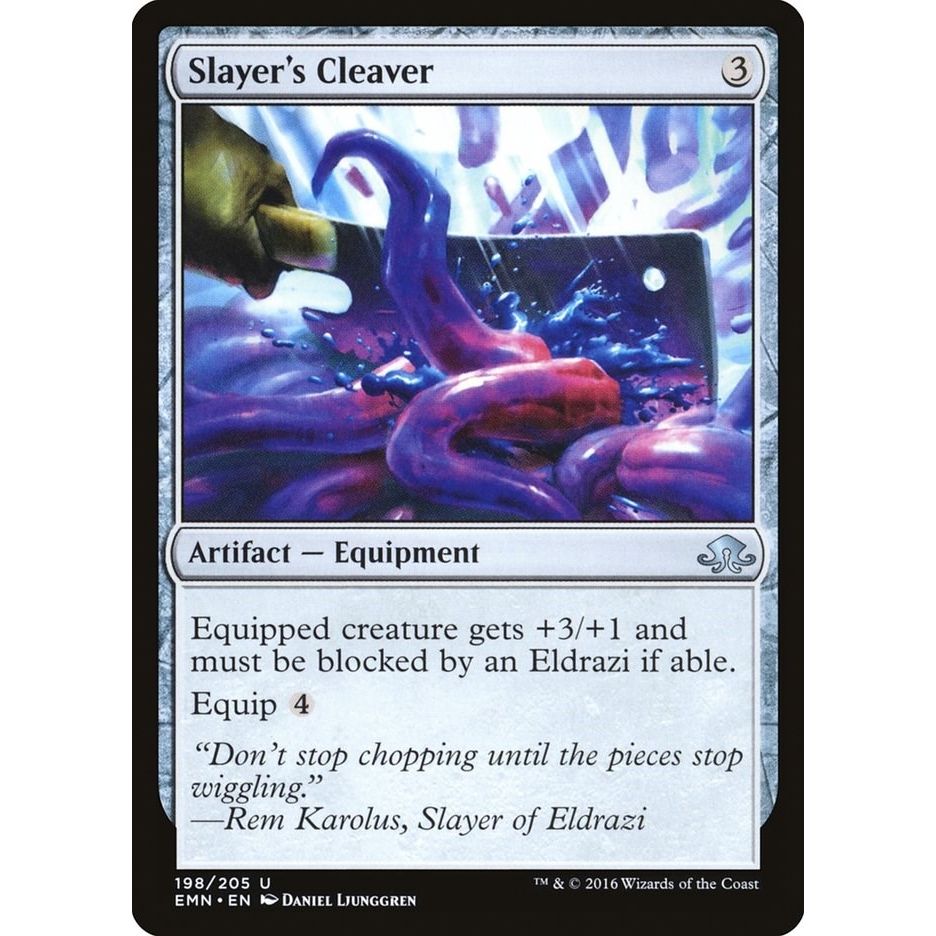 Image for Slayer's Cleaver (198) (EMN) - Magic: The Gathering