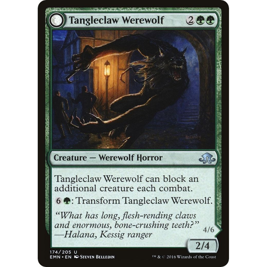 Image for Tangleclaw Werewolf (174) (EMN) - Magic: The Gathering