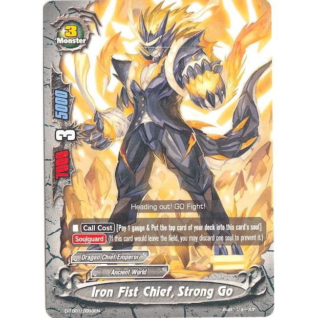 Image for Iron Fist Chief, Strong Go (D-TD01/0003EN) (D-TD01) - Future Card BuddyFight