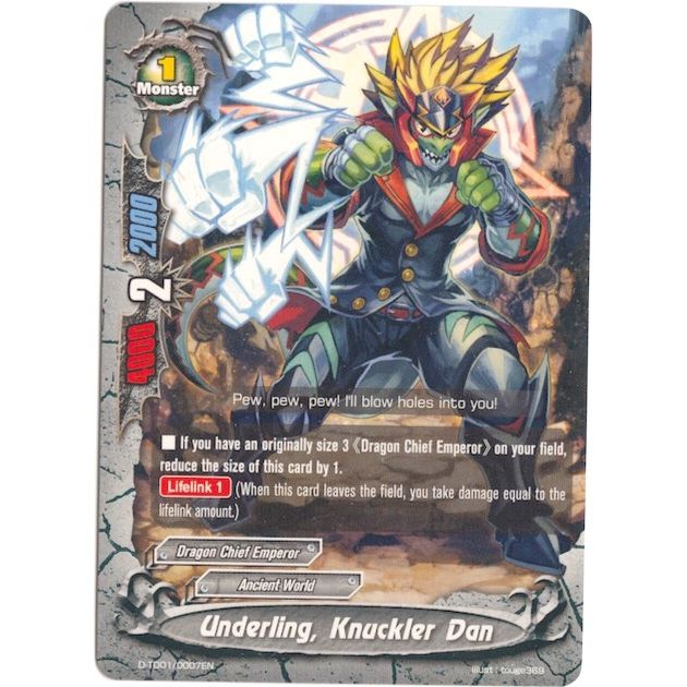 Image for Underling, Knuckler Dan (D-TD01/0007EN) (D-TD01) - Future Card BuddyFight