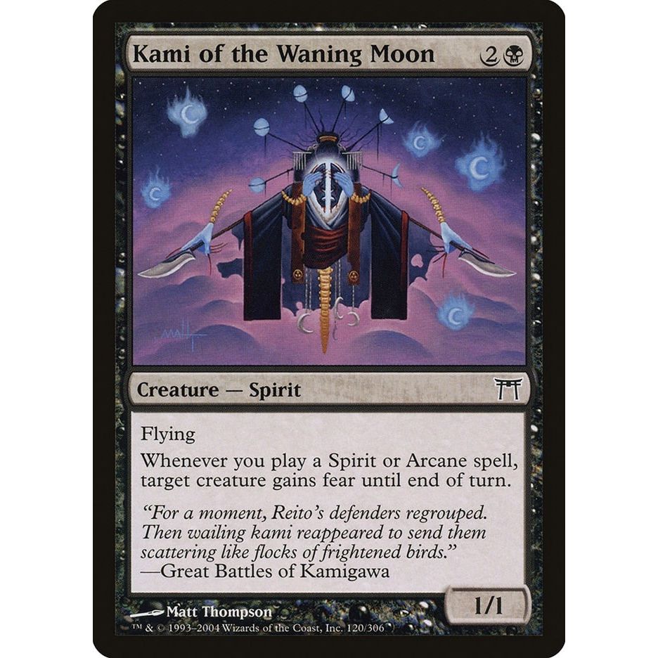 Image for Kami of the Waning Moon (120) (CHK) - Magic: The Gathering
