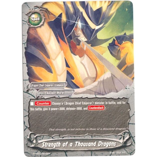 Image for Strength of a Thousand Dragons (D-TD01/0015EN) (D-TD01) - Future Card BuddyFight