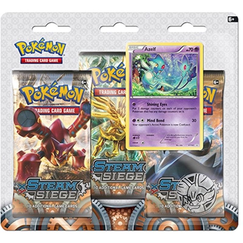 Image for Steam Siege 3 Pack Blister [Azelf] - Pokemon