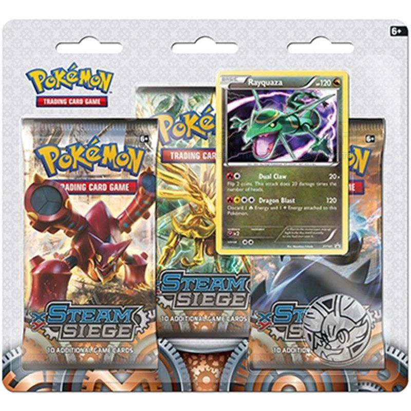 Image for Steam Siege 3 Pack Blister [Rayquaza] - Pokemon