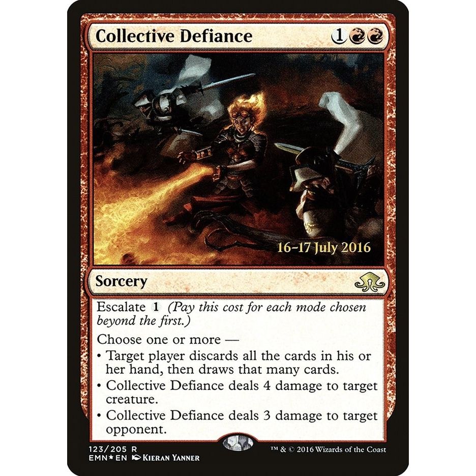 Image for Collective Defiance (123) (PRE) - Magic: The Gathering