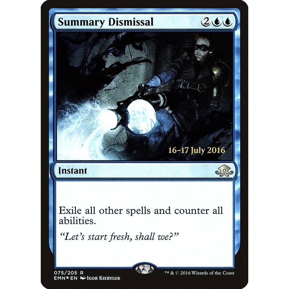 Image for Summary Dismissal (75) (PRE) - Magic: The Gathering