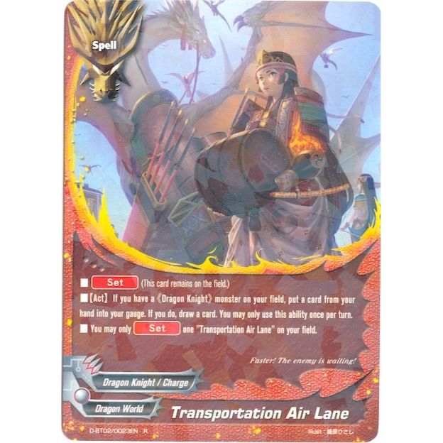 Image for Transportation Air Lane (D-BT02/0023EN) (D-BT02) - Future Card BuddyFight
