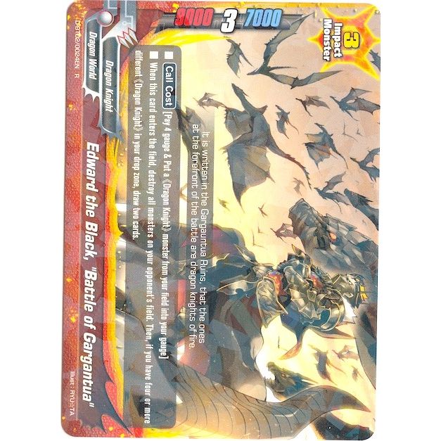 Image for Edward the Black, "Battle of Gargantua" (D-BT02/0024EN) (D-BT02) - Future Card BuddyFight