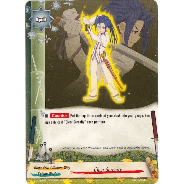 Image for Clear Serenity (D-BT02/0055EN) (D-BT02) - Future Card BuddyFight