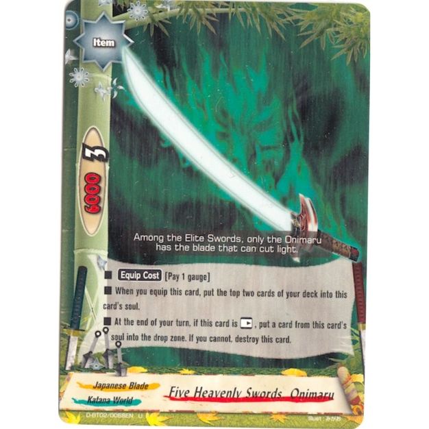 Image for Five Heavenly Swords, Onimaru (D-BT02/0058EN) (D-BT02) - Future Card BuddyFight