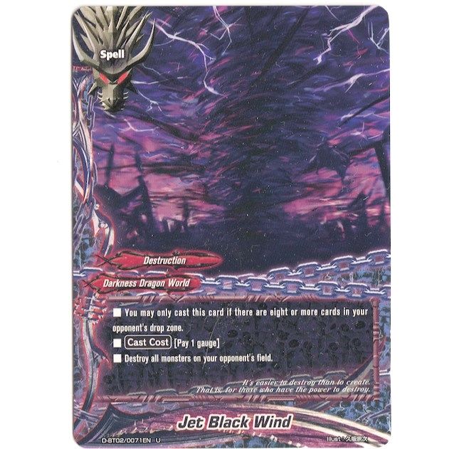 Image for Jet Black Wind (D-BT02/0071EN) (D-BT02) - Future Card BuddyFight