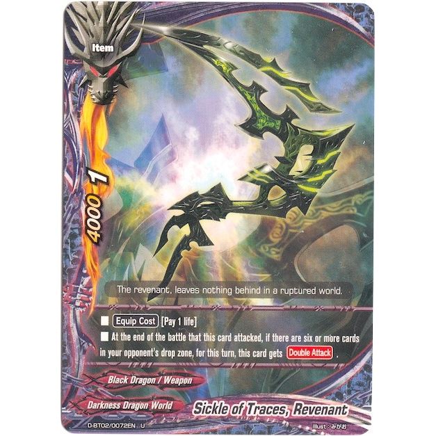 Image for Sickle of Traces, Revenant (D-BT02/0072EN) (D-BT02) - Future Card BuddyFight