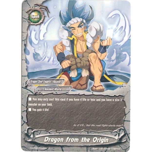 Image for Dragon from the Origin (D-BT02/0100EN) (D-BT02) - Future Card BuddyFight