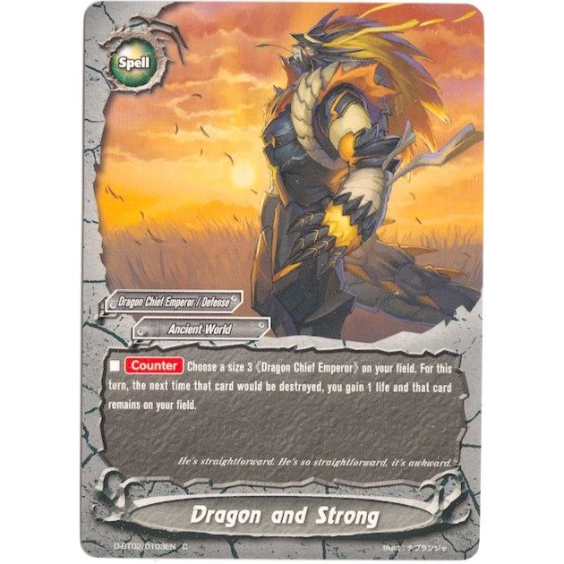 Image for Dragon and Strong (D-BT02/0103EN) (D-BT02) - Future Card BuddyFight