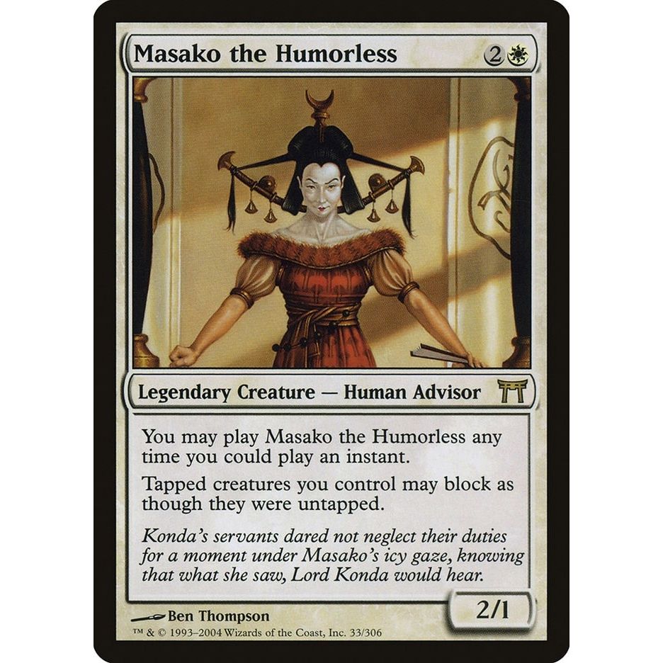 Image for Masako the Humorless (33) (CHK) - Magic: The Gathering