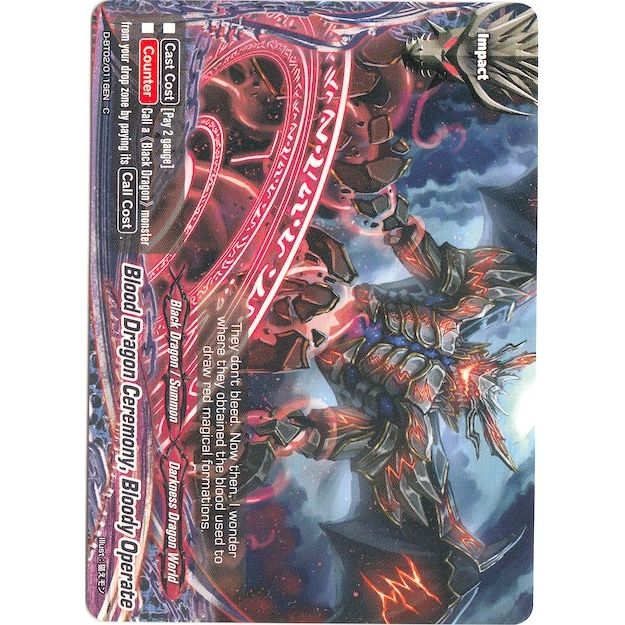 Image for Blood Dragon Ceremony, Bloody Operate (D-BT02/0116EN) (D-BT02) - Future Card BuddyFight