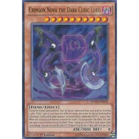 Image for Crimson Nova the Dark Cubic Lord (MVP1-EN039) (MVP1) - YuGiOh