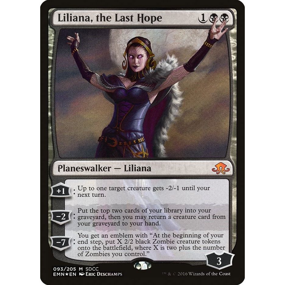 Image for Liliana, the Last Hope (SDCC 2016 Exclusive) (93) (MEDIA) - Magic: The Gathering