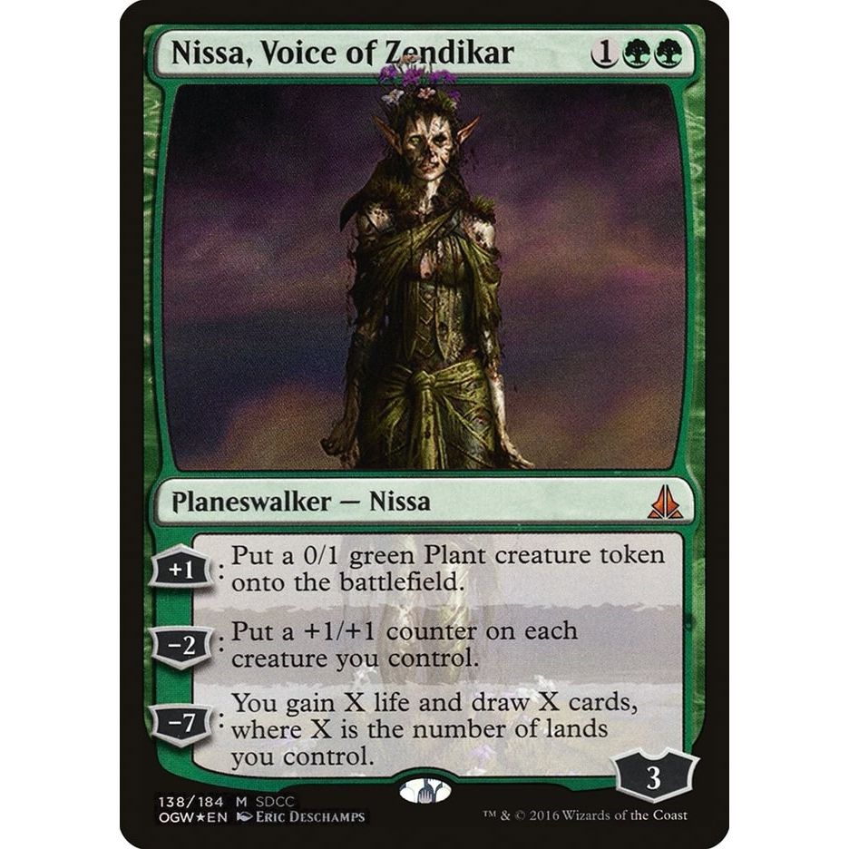 Image for Nissa, Voice of Zendikar (SDCC 2016 Exclusive) (138) (MEDIA) - Magic: The Gathering