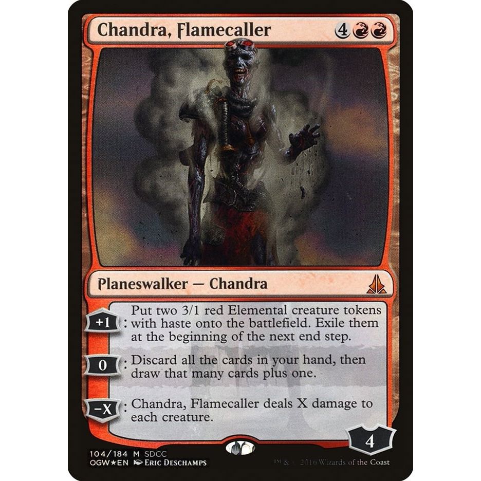 Image for Chandra, Flamecaller (SDCC 2016 Exclusive) (104) (MEDIA) - Magic: The Gathering