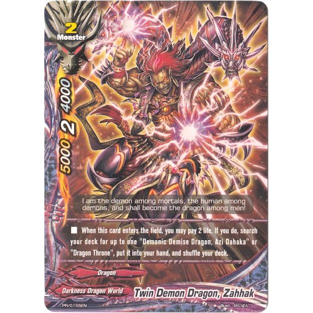 Image for Twin Demon Dragon, Zahhak (PR/0155EN) (PR) - Future Card BuddyFight