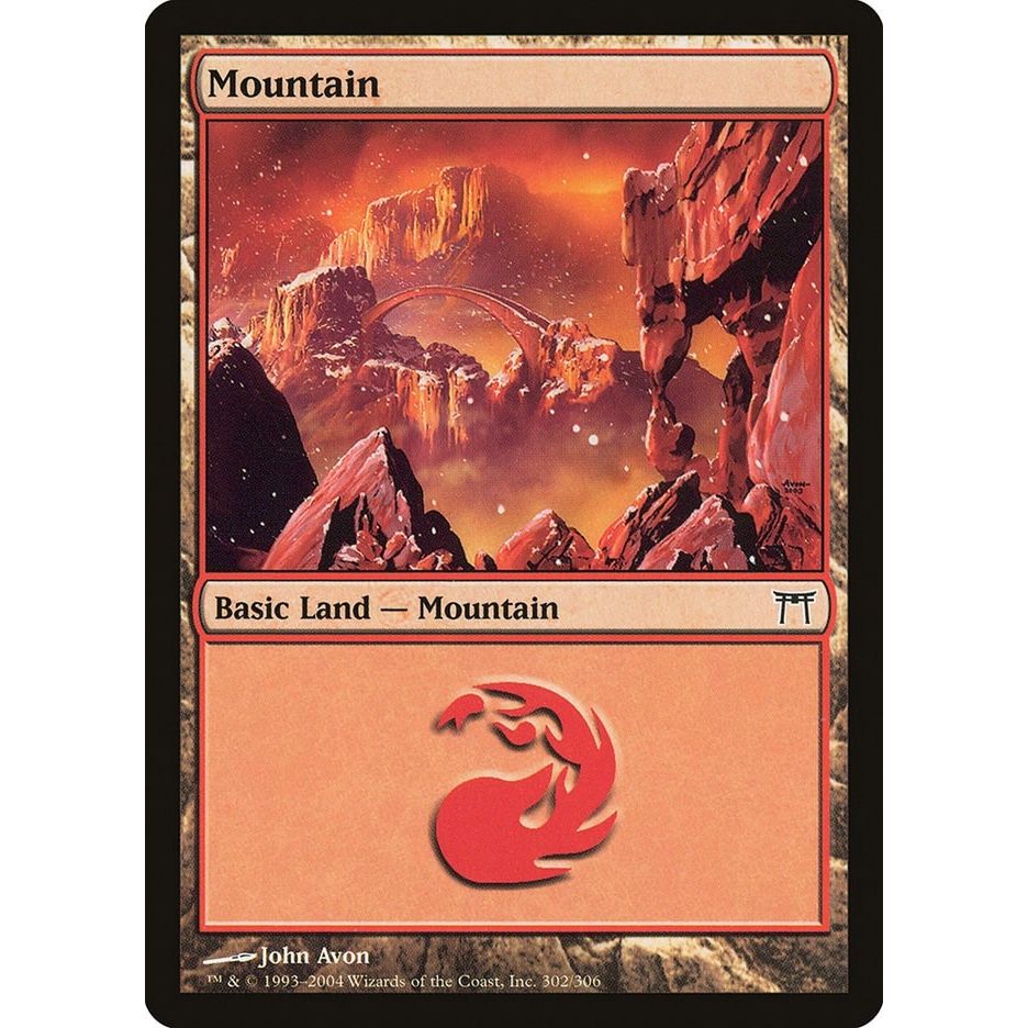 Image for Mountain (302) (302) (CHK) - Magic: The Gathering