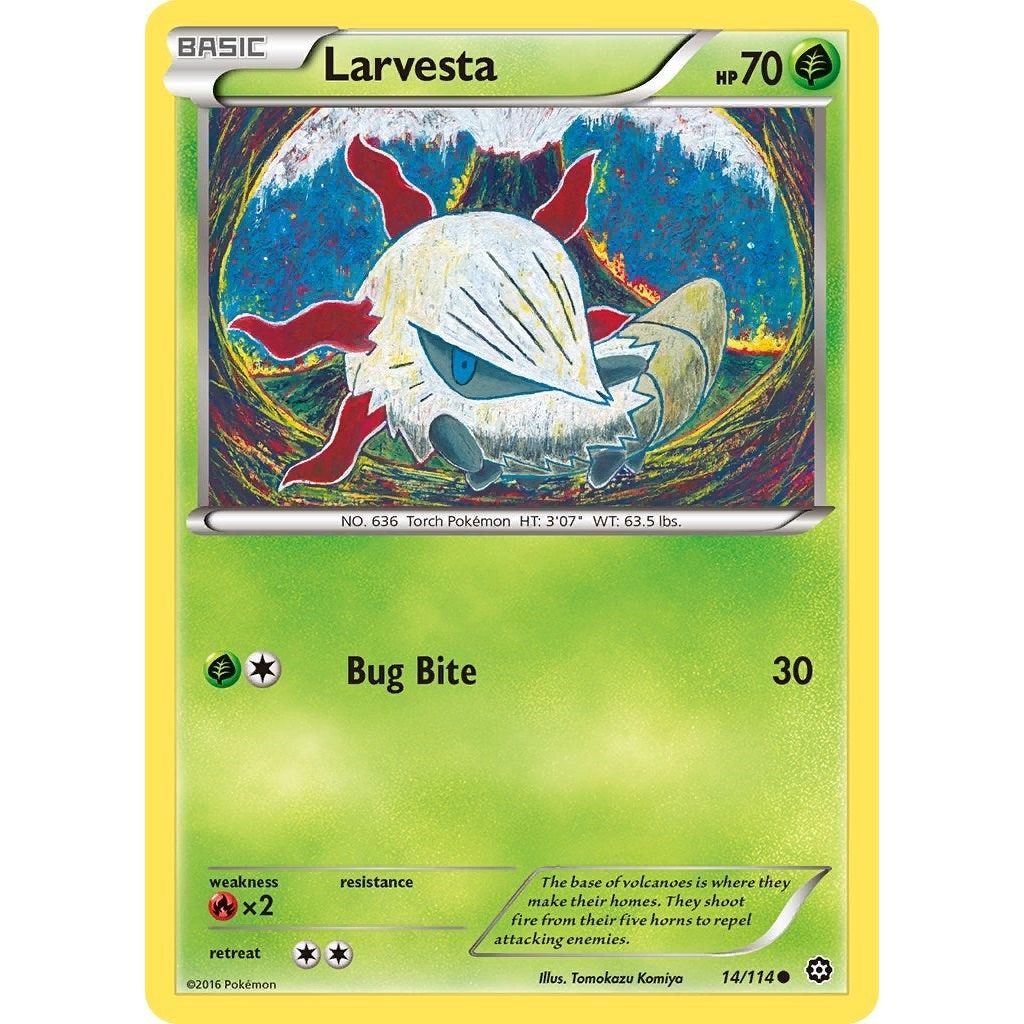 Image for Larvesta (14/114) (STS) - Pokemon