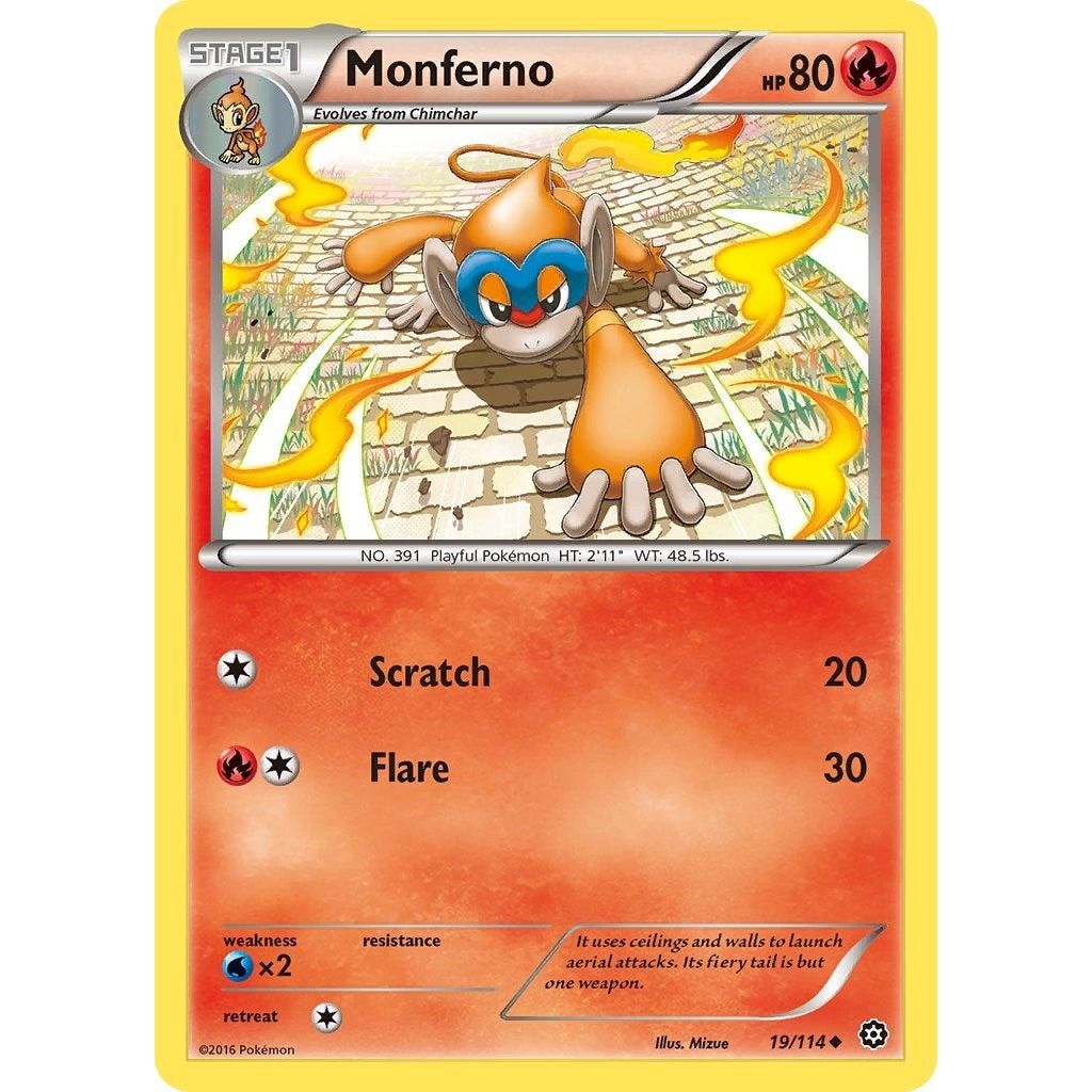 Image for Monferno (19/114) (STS) - Pokemon