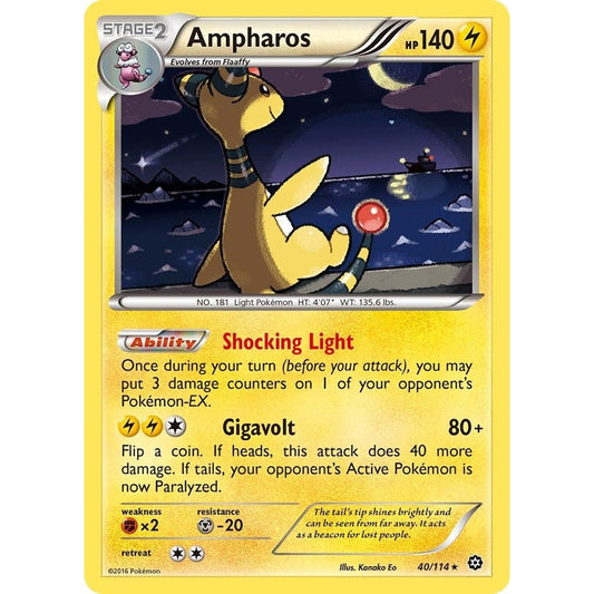 Image for Ampharos (40/114) (STS) - Pokemon