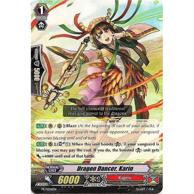 Image for Dragon Dancer, Karin (PR/0256EN) (PR) - Cardfight Vanguard