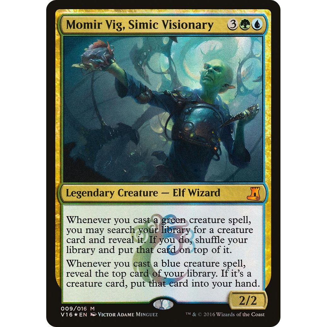 Image for Momir Vig, Simic Visionary (9) (V16) - Magic: The Gathering