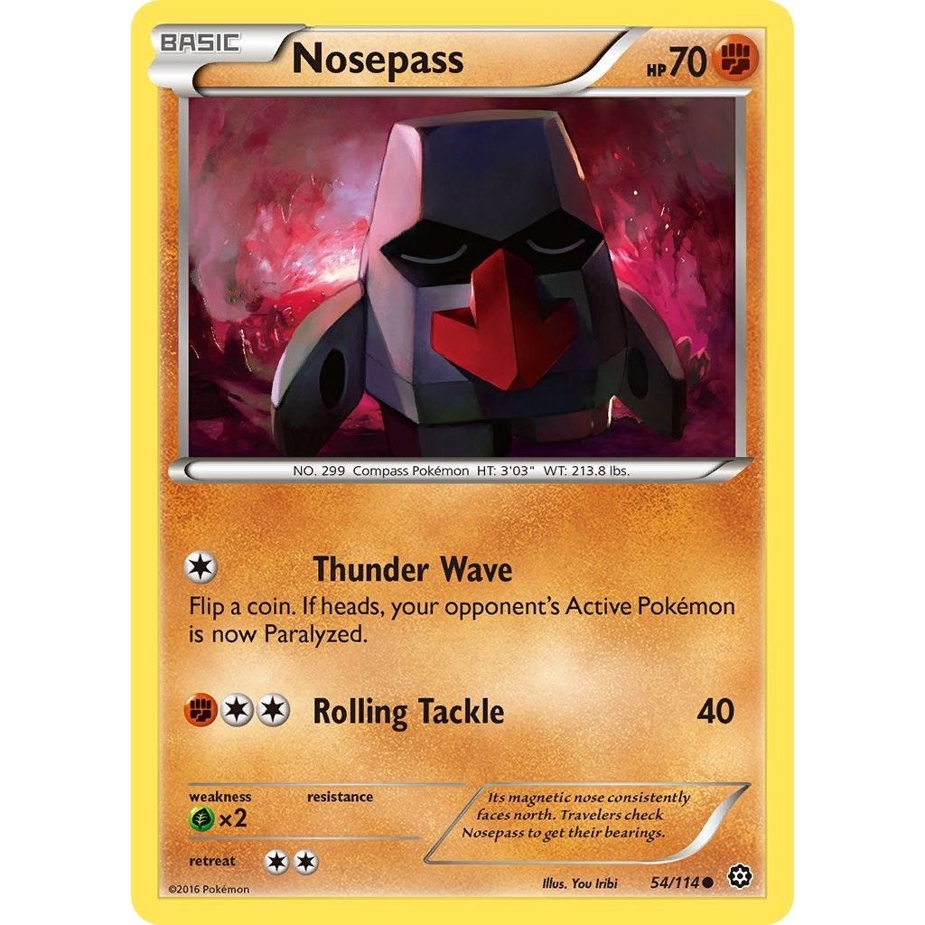 Image for Nosepass (54/114) (STS) - Pokemon