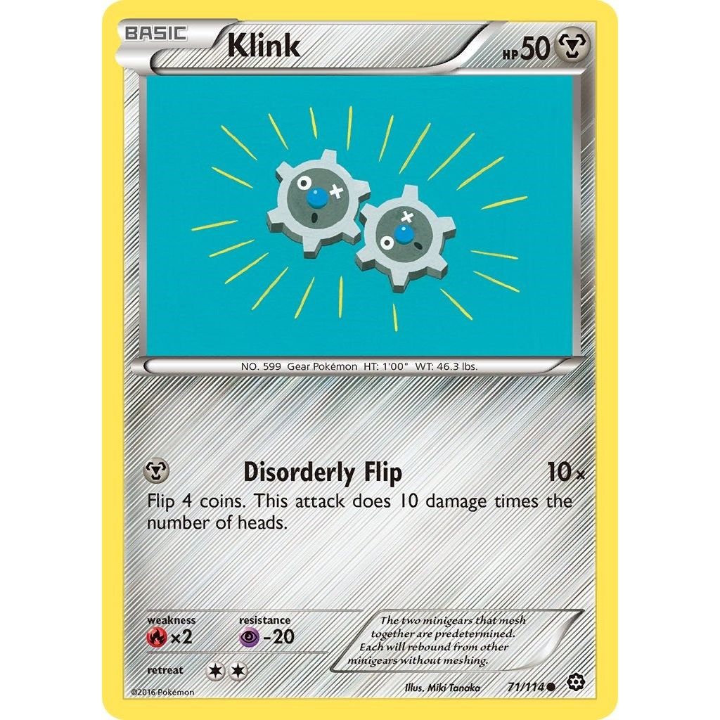 Image for Klink (71/114) (STS) - Pokemon