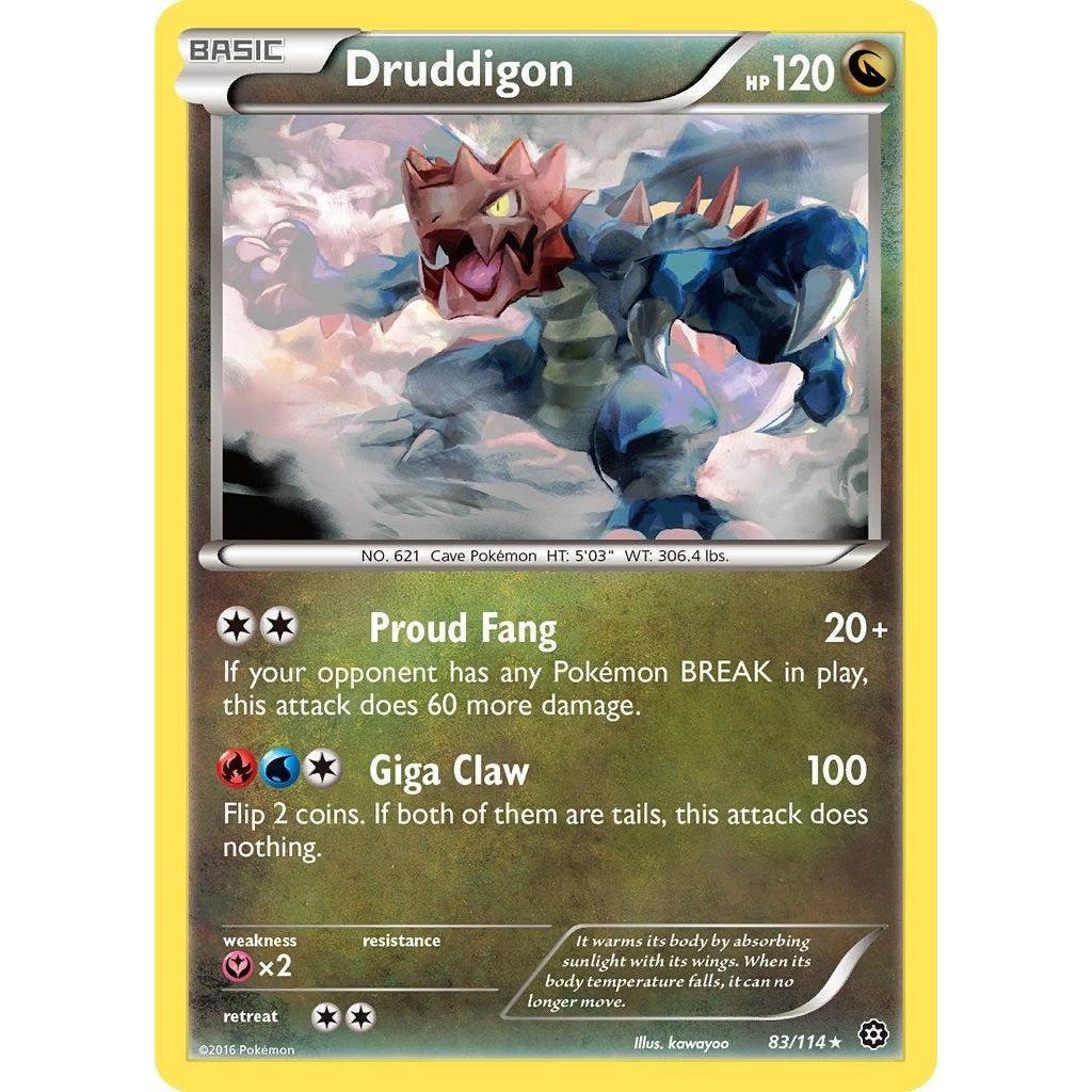 Image for Druddigon (83/114) (STS) - Pokemon