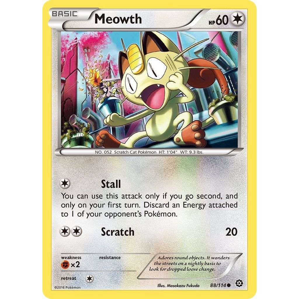 Image for Meowth (88/114) (STS) - Pokemon