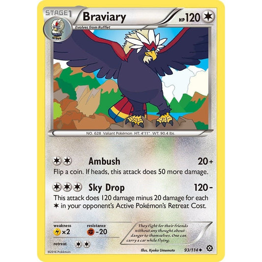 Image for Braviary (93/114) (STS) - Pokemon