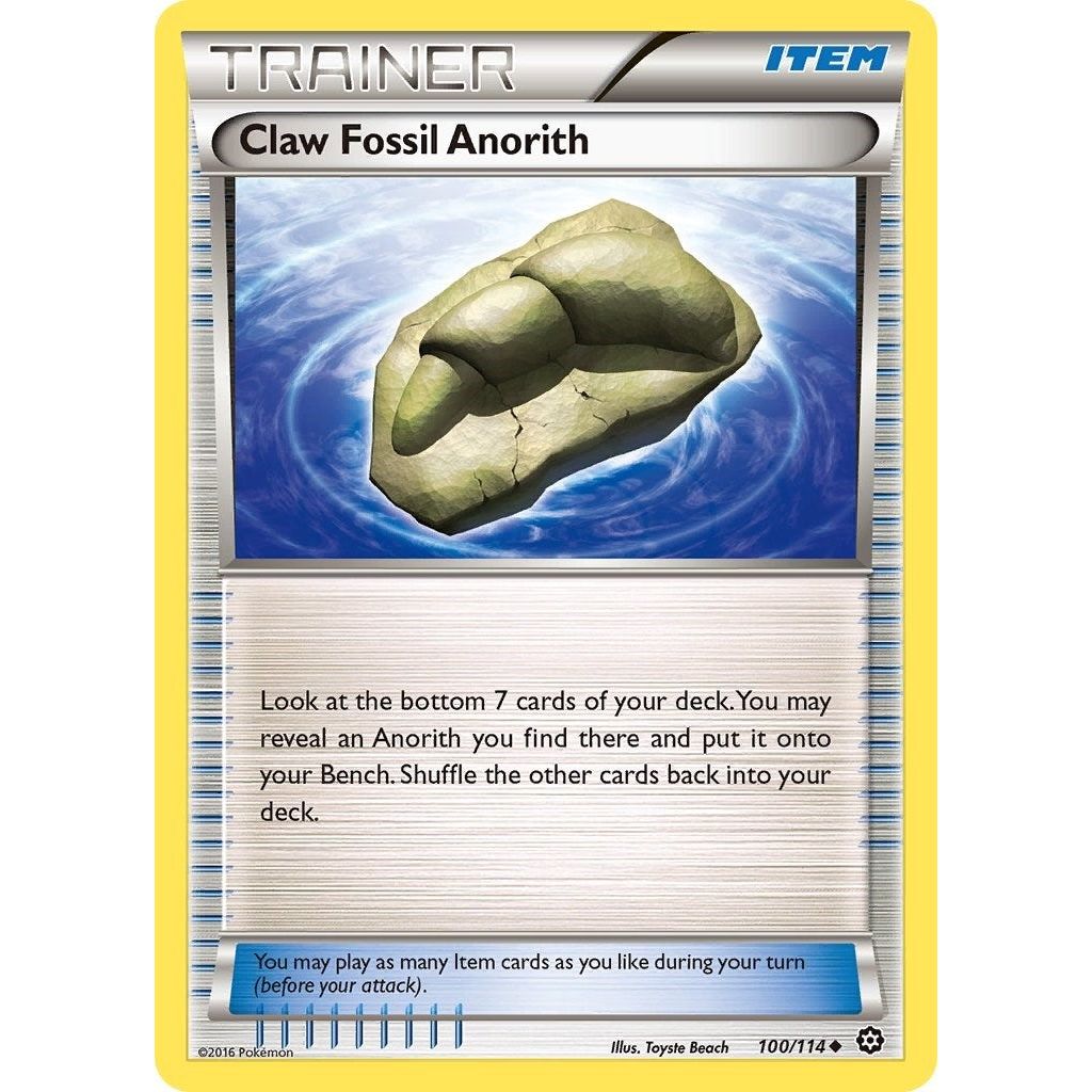 Image for Claw Fossil Anorith (100/114) (STS) - Pokemon
