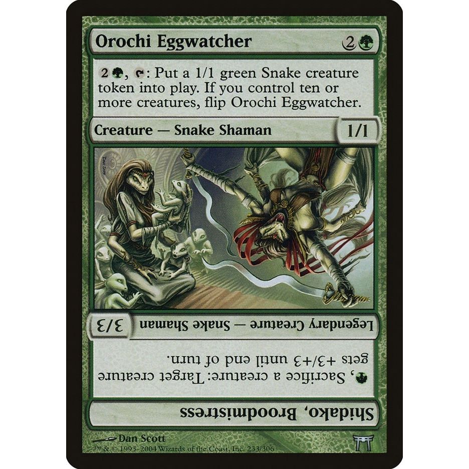 Image for Orochi Eggwatcher // Shidako, Broodmistress (233) (CHK) - Magic: The Gathering