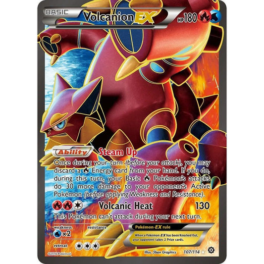 Image for Volcanion EX (Full Art) (107/114) (STS) - Pokemon
