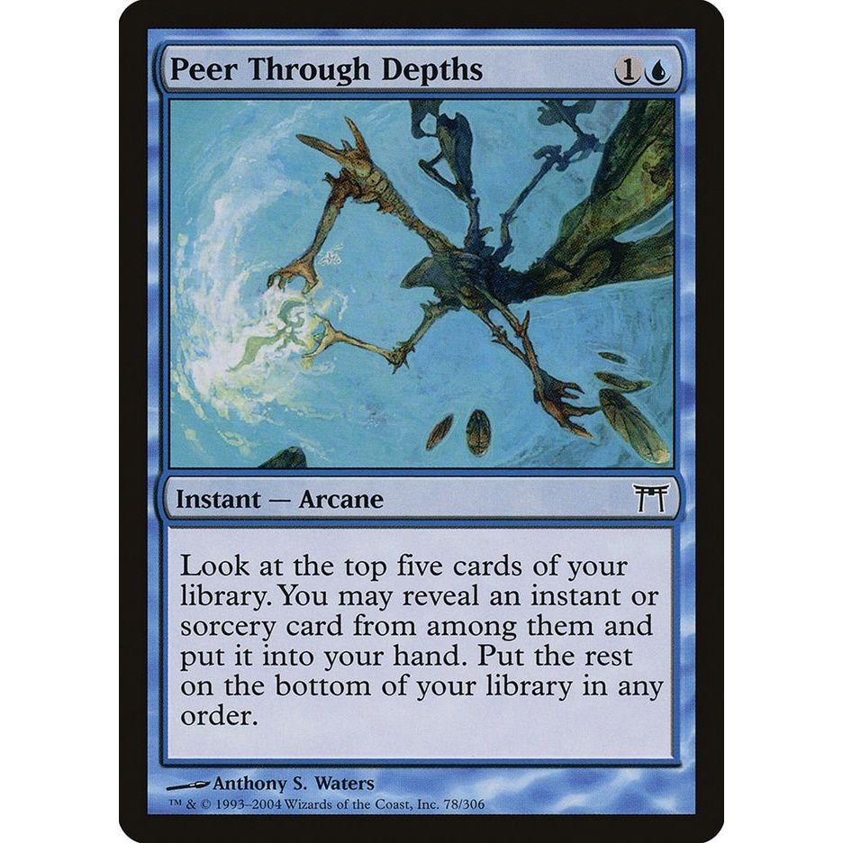 Image for Peer Through Depths (78) (CHK) - Magic: The Gathering