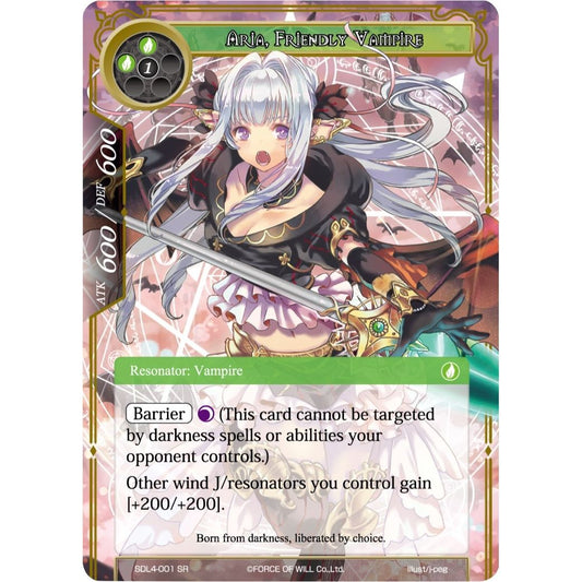 Image for Aria, Friendly Vampire (SDL4-001) (SDL4) - Force of Will
