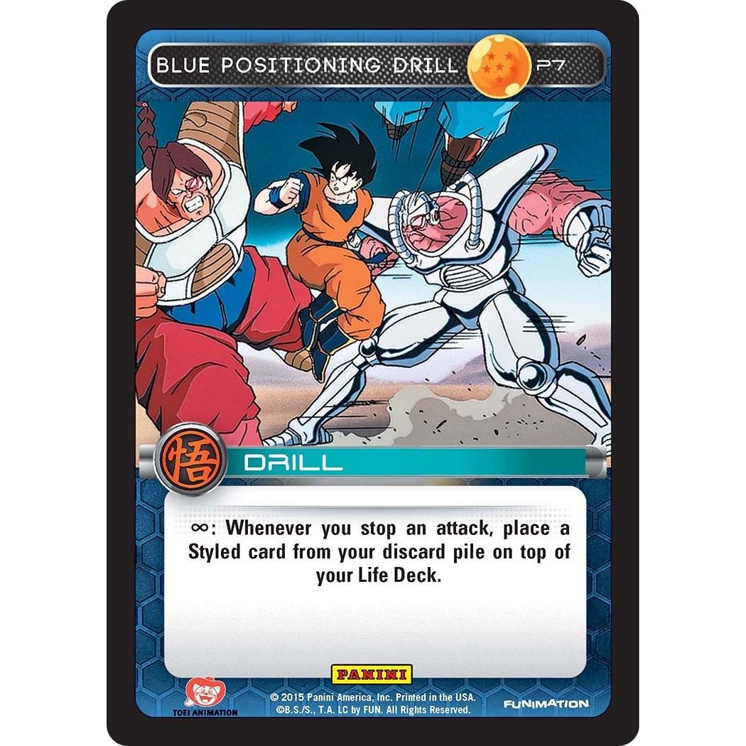 Image for Blue Positioning Drill (Movie Collection) (P7) (PRO) - Dragon Ball Z TCG