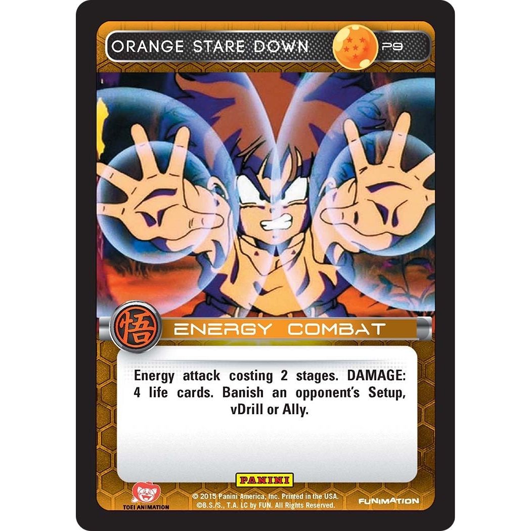 Image for Orange Stare Down (Movie Collection) (P9) (PRO) - Dragon Ball Z TCG