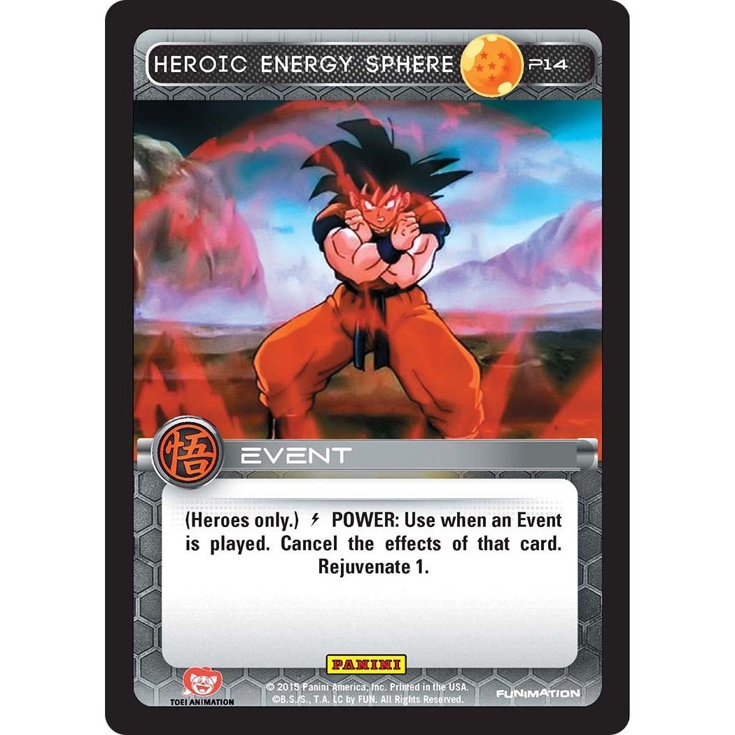 Image for Heroic Energy Sphere (Movie Collection) (P14) (PRO) - Dragon Ball Z TCG