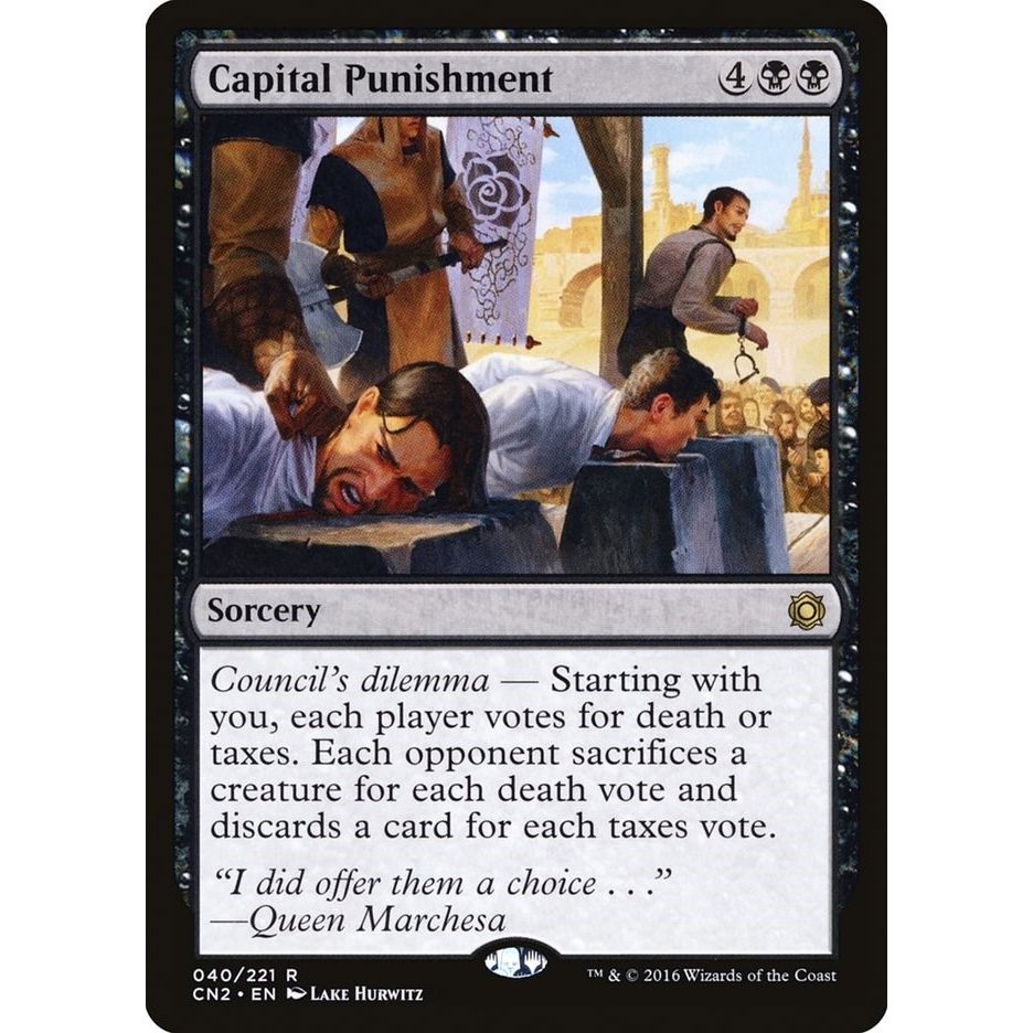 Image for Capital Punishment (40) (CN2) - Magic: The Gathering
