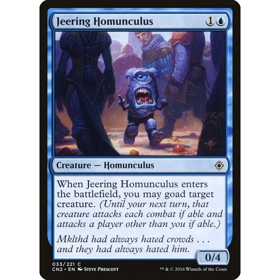 Image for Jeering Homunculus (33) (CN2) - Magic: The Gathering