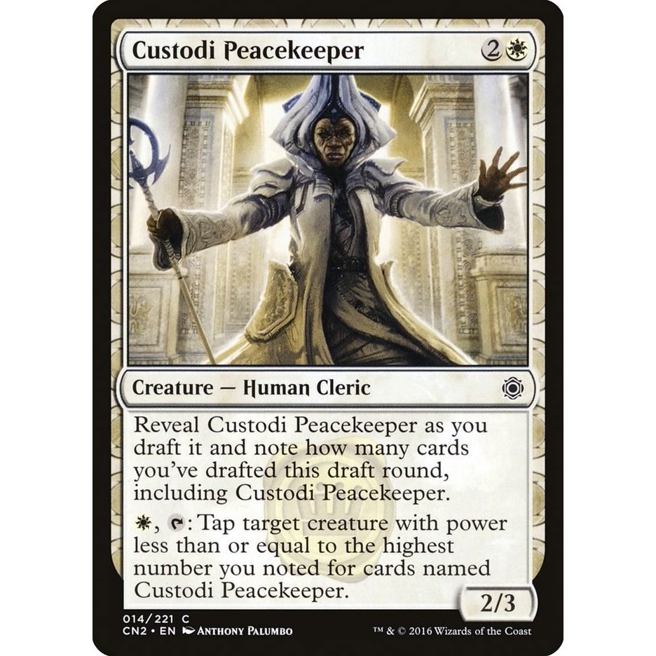 Image for Custodi Peacekeeper (14) (CN2) - Magic: The Gathering