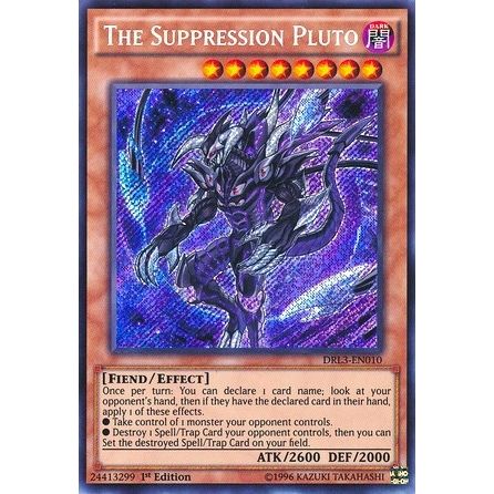 Image for The Suppression Pluto (DRL3-EN010) (DRL3) - YuGiOh
