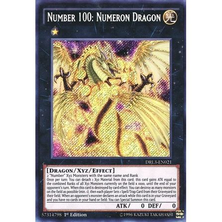 Image for Number 100: Numeron Dragon (DRL3-EN021) (DRL3) - YuGiOh