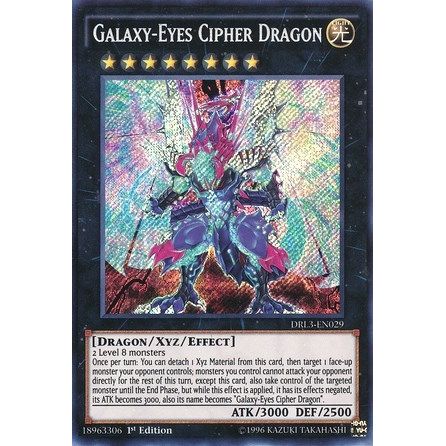 Image for Galaxy-Eyes Cipher Dragon (DRL3-EN029) (DRL3) - YuGiOh